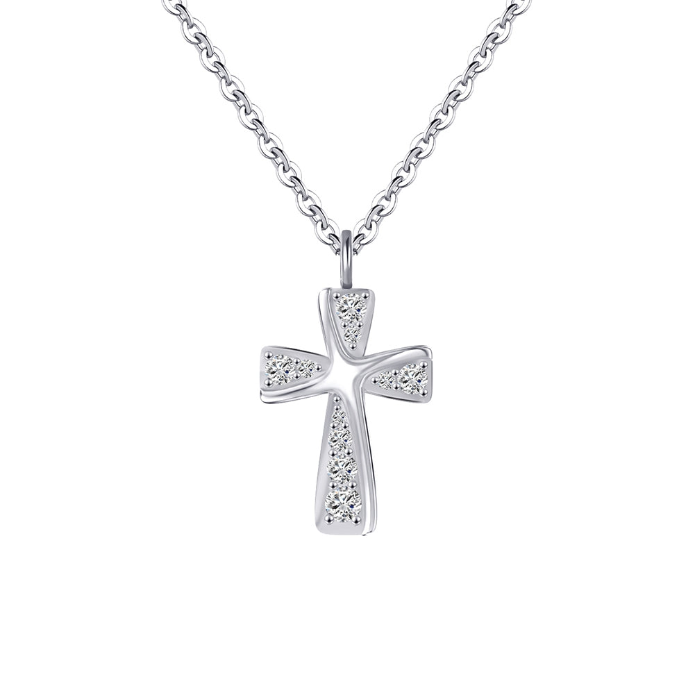 Sterling Silver Cross Pendant Necklace