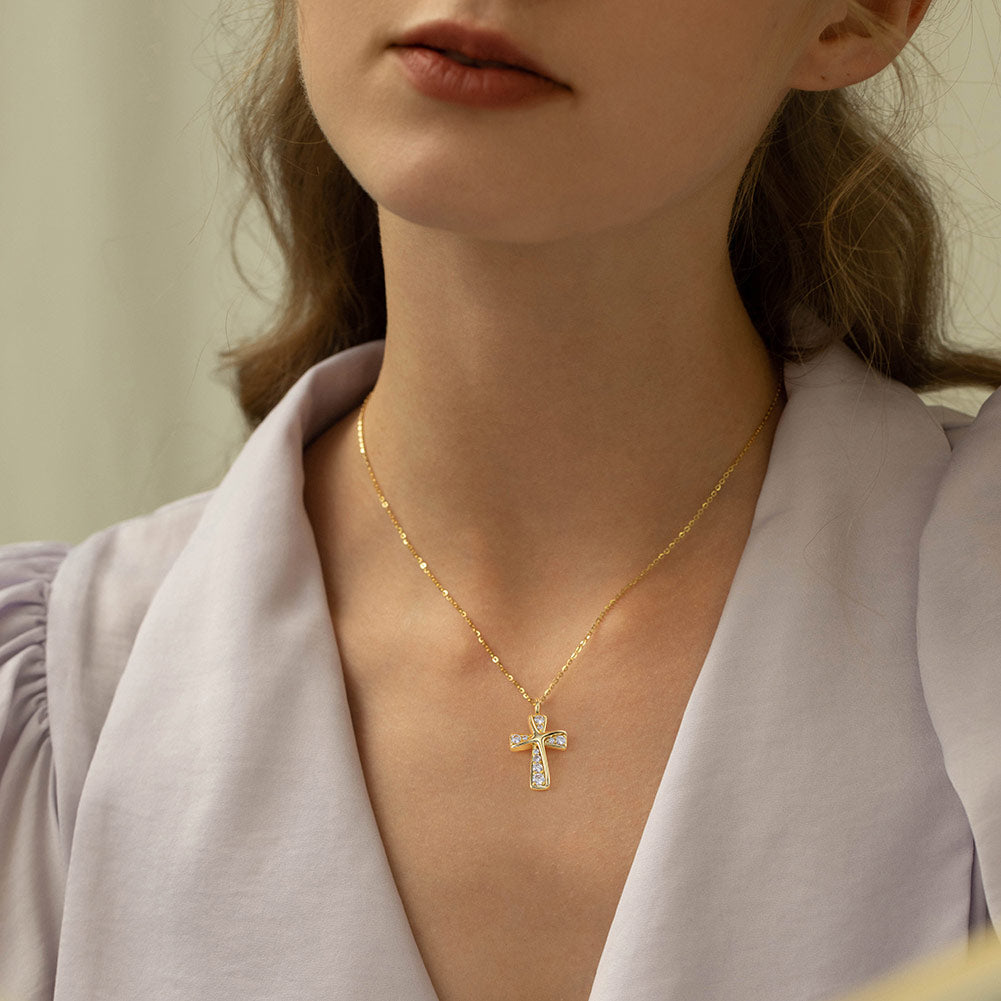 Sterling Silver Cross Pendant Necklace