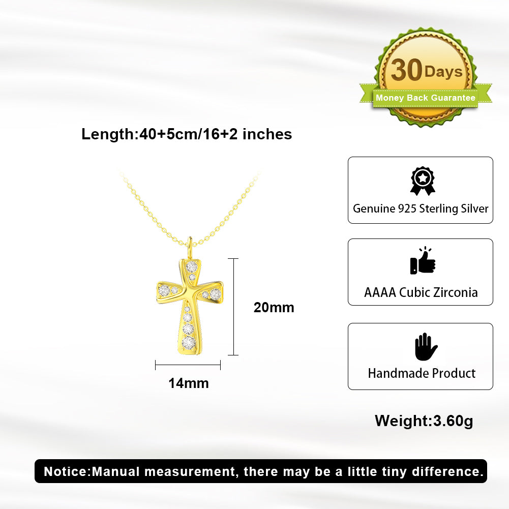 Sterling Silver Cross Pendant Necklace