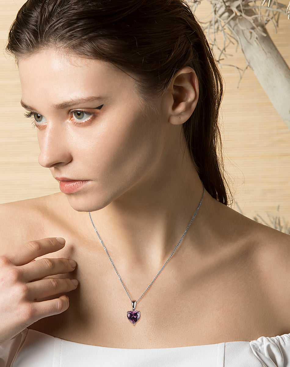 Classic Single Stone Necklace